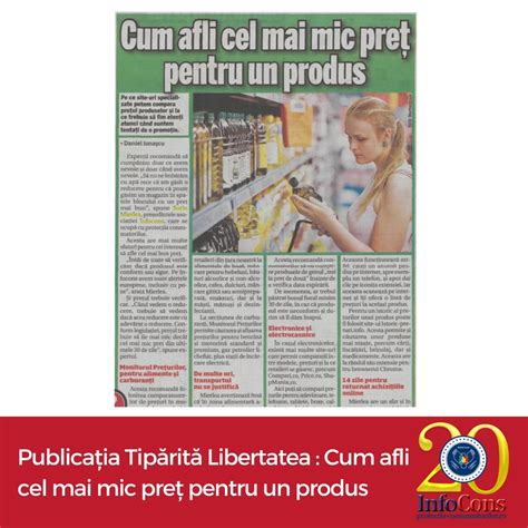 Publicația Tipărită Libertatea Cum afli cel mai mic preţ pentru un