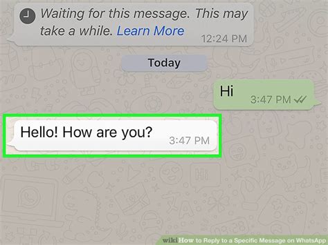 How To Reply To A Specific Message On Whatsapp 6 Steps