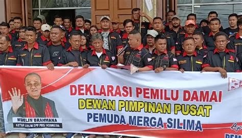 Pemuda Merga Silima Gelar Deklarasi Pemilu Damai 2024