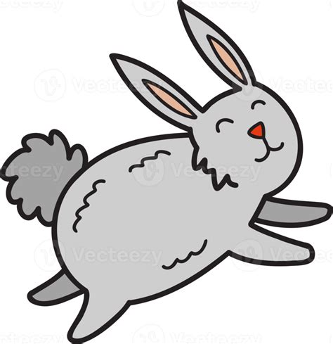 Hand Drawn Cute Rabbit Illustration 11887802 Png