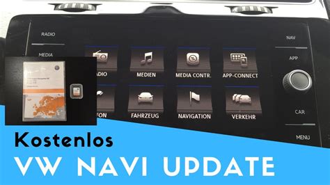 VW Navi Update 2025 Kostenlos Anleitung mit SD Karte für Discover