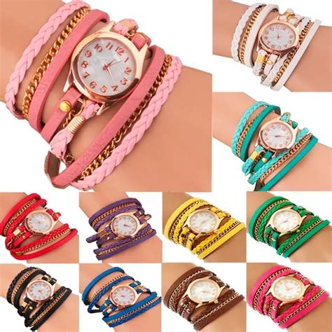 Reloj Mujer Mayoreo Brazalete Dama Pulsera Proveedor Lote Color De