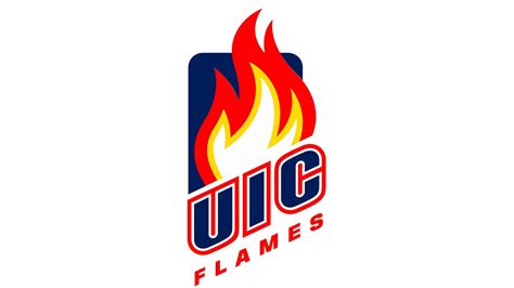 Illinois-Chicago Flames Logo, symbol, meaning, history, PNG, brand