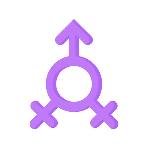 Violet Gender Symbol Of Bisexual 4580177 Vector Art At Vecteezy