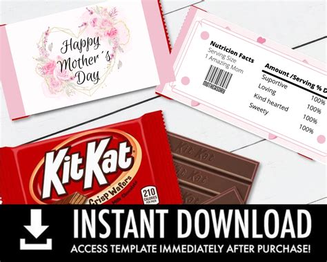 Kitkat Wrapper Template