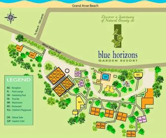 Resort Map | Blue Horizons | Grenada