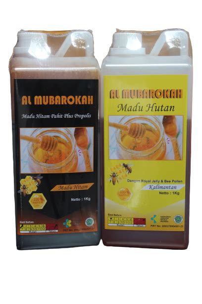 PAKET LENGKAP Madu Hutan Kalimantan Royal Jelly 1 Kg Madu Hitam Pahit