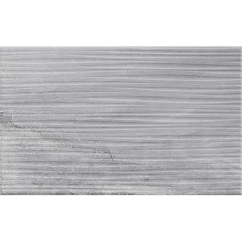 Calcolo Thorner Grey Decor Gloss Ceramic Wall Tile 330 X 550mm