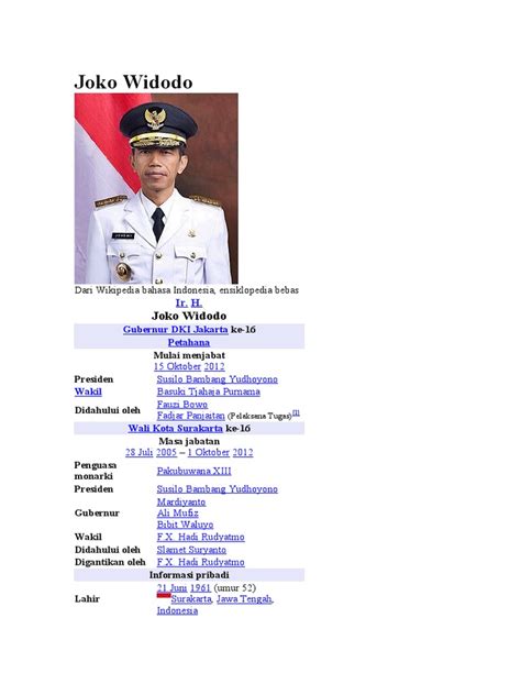 Biografi Joko Widodo Pdf