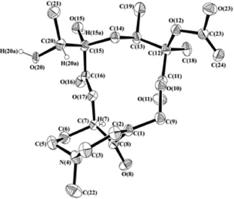 Ortep Representation Of 5 Download Scientific Diagram