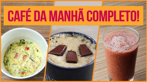 Caf Da Manh Fit R Pido E F Cil Deliciosas Receitas Fit Prontas Em