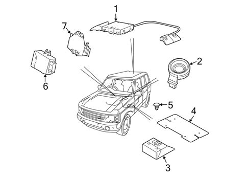 Lr Land Rover Anti Theft Alarm Control Unit Control Module