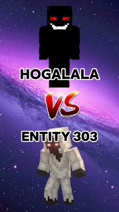 Hugalla Vs Entity 303 😈🔥minecraft Mincraftshorts Hogallala