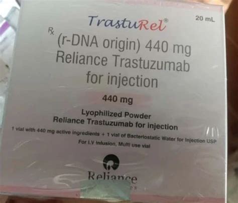 Trastuzumab Trasturel Mg Injection Reliance Life Science X At