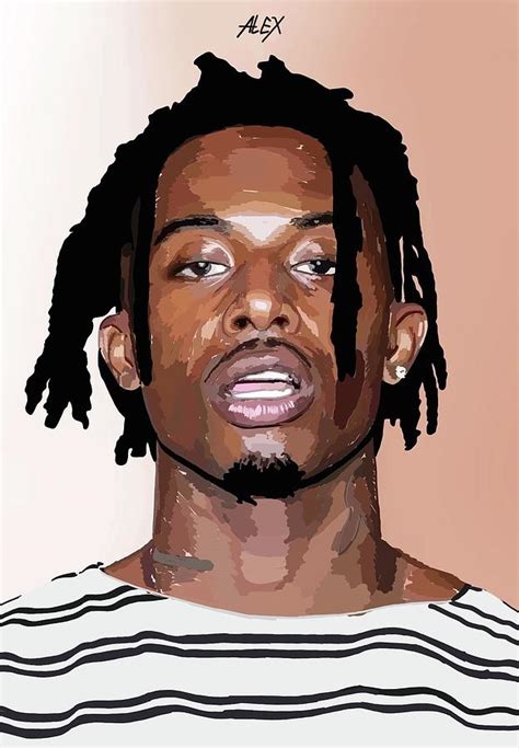 Playboi Carti Print Digital Art By Alex Villamar Pixels