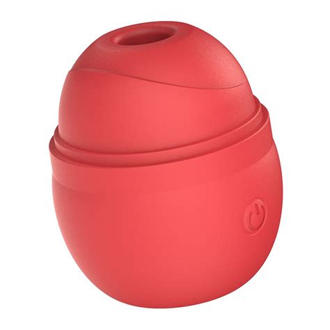 TD027 Sugador Egg Vermelho Libb Sex Toys Importadora Atacado Sex Shop