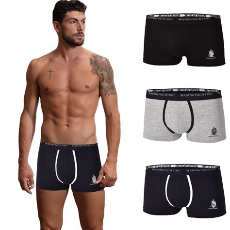 Boxer Uomo Marina Yachting E In Cotone Elasticizzato Pz Intimorosa