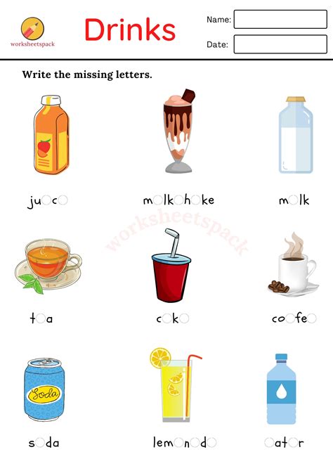 Missing Letters Worksheets Pack Worksheetspack