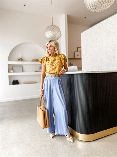 How To Style Wide Leg Pants For Work This Summer Loverly Grey