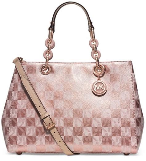 Michael Kors Rose Gold Handbags Semashow