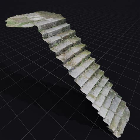 Blenderkit Download The Stone Stairs Model