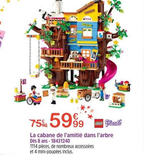 Promo La Cabane De L Amiti Dans L Arbre Lego Friends Chez Maxi Toys