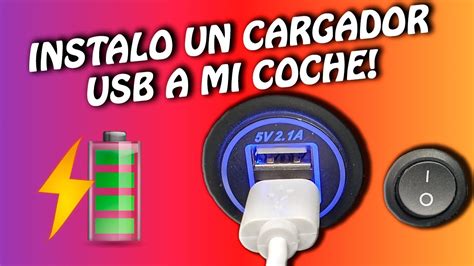 C Mo Instalar Un Cargador Usb En El Coche Include Html