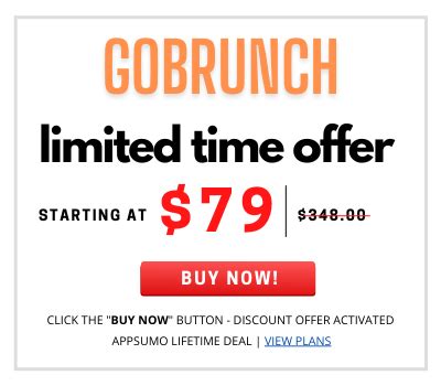 GoBrunch Lifetime Deal Make Your Online Meetings More Fun