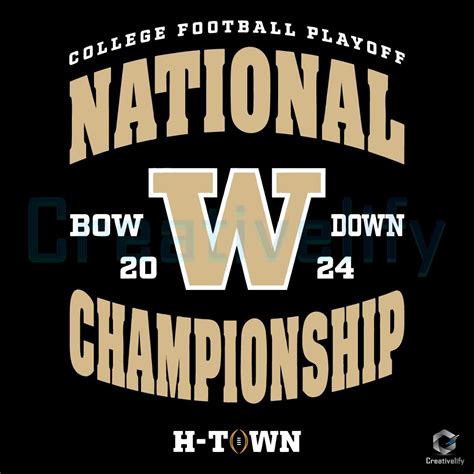 College Football Playoff National Svg Championship Huskies File