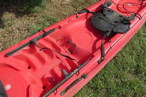 Ocean Kayak Zest Two Exp Red Tandem 2-Person Expedition Kayak w/ Rudder ...