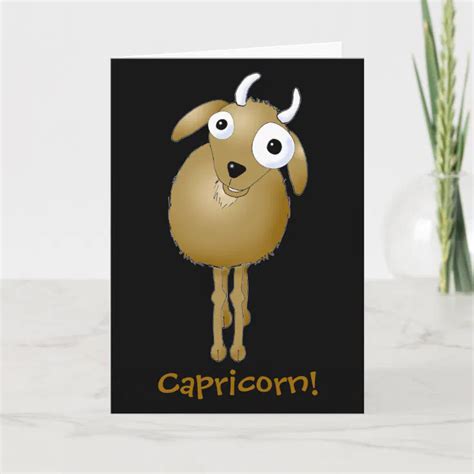 Happy Birthday Capricorn Card Zazzle