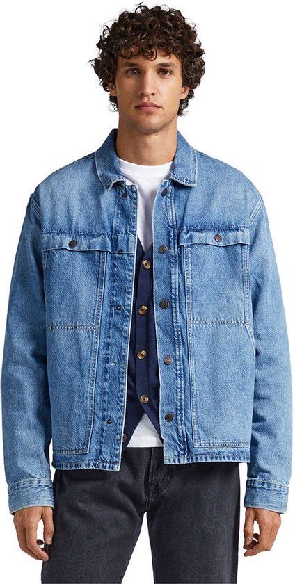 Pepe Jeans Dunlop Spijkerjasje Blauw M Man Bol