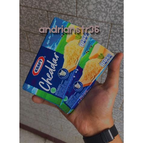 Jual Keju Kraft Cheddar 165 Gram Shopee Indonesia