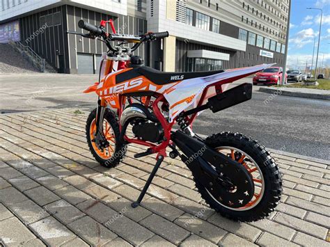 Питбайк Wels Mini Cross 2T оранжевый - Мотогор