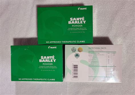 3 Boxes Of Sante Pure Barley New Zealand Blend With Philippines Ubuy