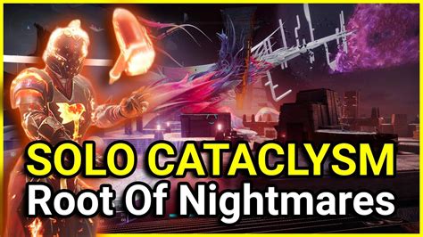 Solo Cataclysm Titan 1st Encounter Root Of Nightmares Raid Destiny 2