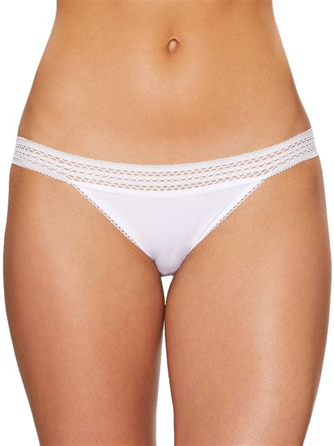 Dkny Womens Classic Cotton Lace Trim Bikini Style Dk Walmart