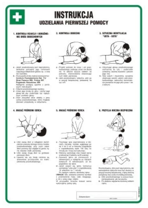Instrukcja Bhp Udzielania Pierwszej Pomocy Sklep Bhp