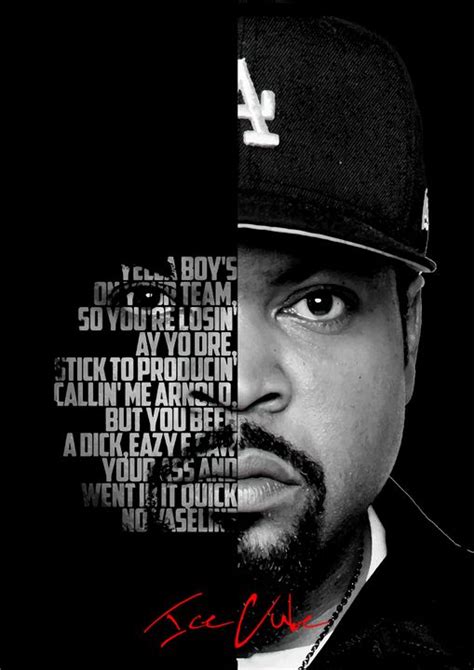 Ice Cube Hip Hop Quote Poster Enea Kelo Paintings Prints