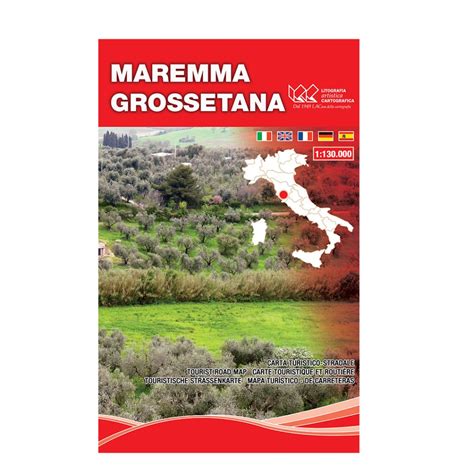 Maremma Grossetana Carta Tematica Turistico Stradale Scala