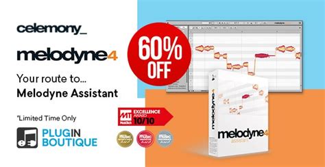 Celemony Melodyne Assistant Black Friday Sale 60 Off Plugin Deals