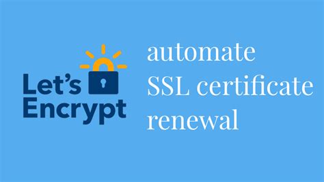 Certificate Renewal Automation Printabledbwebapp