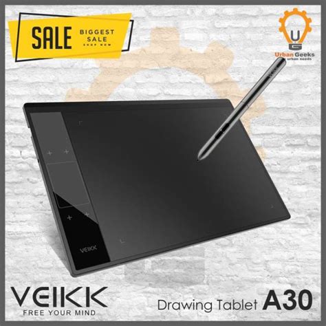 Jual Veikk A30 Digital Graphic Drawing Pen Tablet 10X6 Alt A50 S640