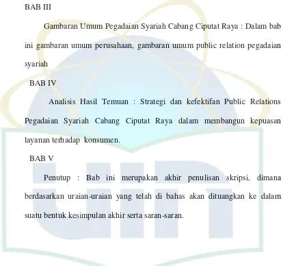 Strategi Public Relations Pegadaian Syariah Cabang Ciputat Raya Dalam