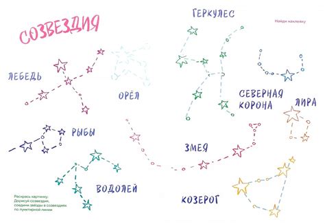 Картинки созвездий для детей - 60 фото