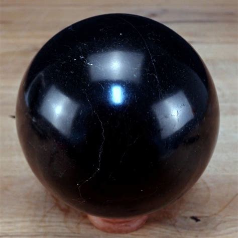 Large First Quality Black Tourmaline Sphere From Brazil Catawiki