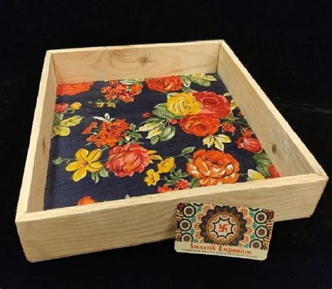 Wooden Festival 12x12inch Square Pinewood Tray For Gifting At Rs 200