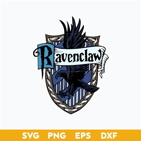 Ravenclaw Crest Emblem SVG, School Of Magic House Crest SVG, | Inspire Uplift