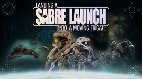 Halo Reach Trickglitch Sabre Launch To A Moving Frigate Youtube