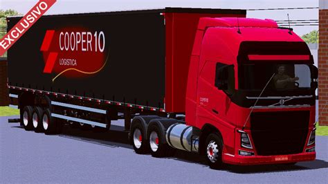 Skin Volvo FH Cooper10 Logística EXCLUSIVO Skins Games Truck